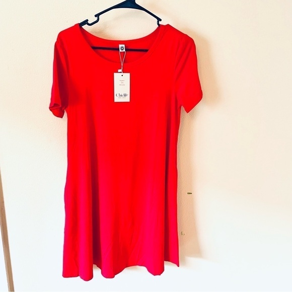 NWT Red Casual Dress - Size Medium - Picture 5 of 7
